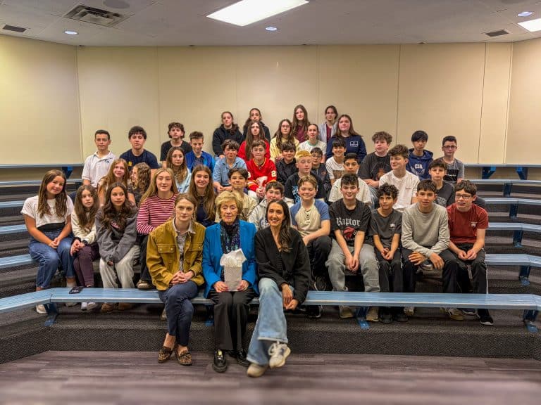Holocaust Survivor Ann Dancyger Inspires CJA Students